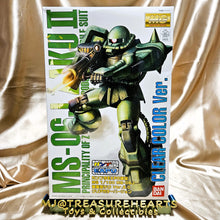 Load image into Gallery viewer, MG 1/100 MS-06J Zaku II (Clear Color Version)