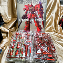 Load image into Gallery viewer, MG 1/100 MSN-06S Sinanju Ver.Ka. Titanium Finish