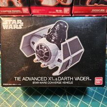 Load image into Gallery viewer, Star Wars Converge Vehicle Tie Advance X1&Darth Vader Box Front