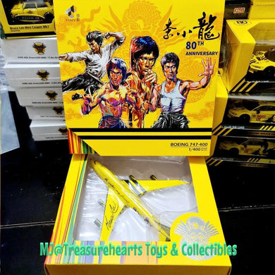 1/400 Tiny Boeing 747-400 Airplanes Bruce Lee - MJ@TreasureHearts Toys & Collectibles