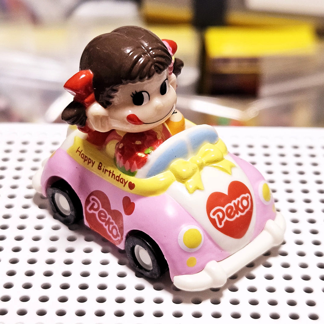 Peko-Chan Birthday Pull Back Car Sweet Pink