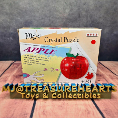3D Red Apple Crystal Puzzle (44 pcs) - MJ@TreasureHearts Toys & Collectibles