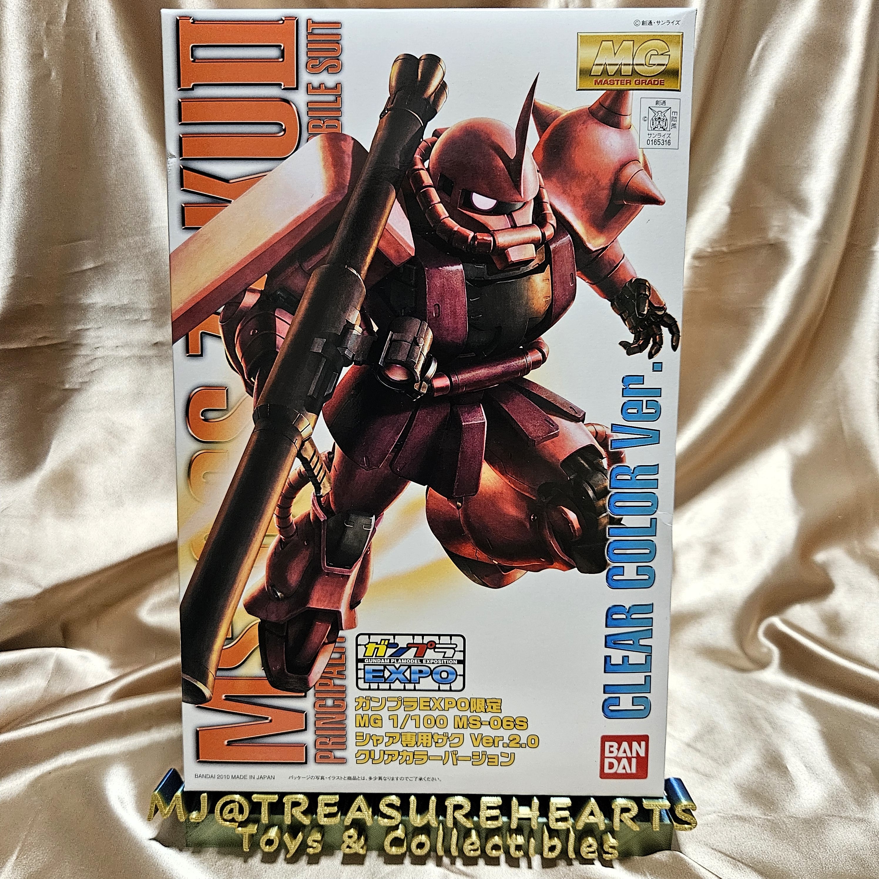 Bandai Robot Spirits MS-06S ZAKU II Char's Clear Color ver