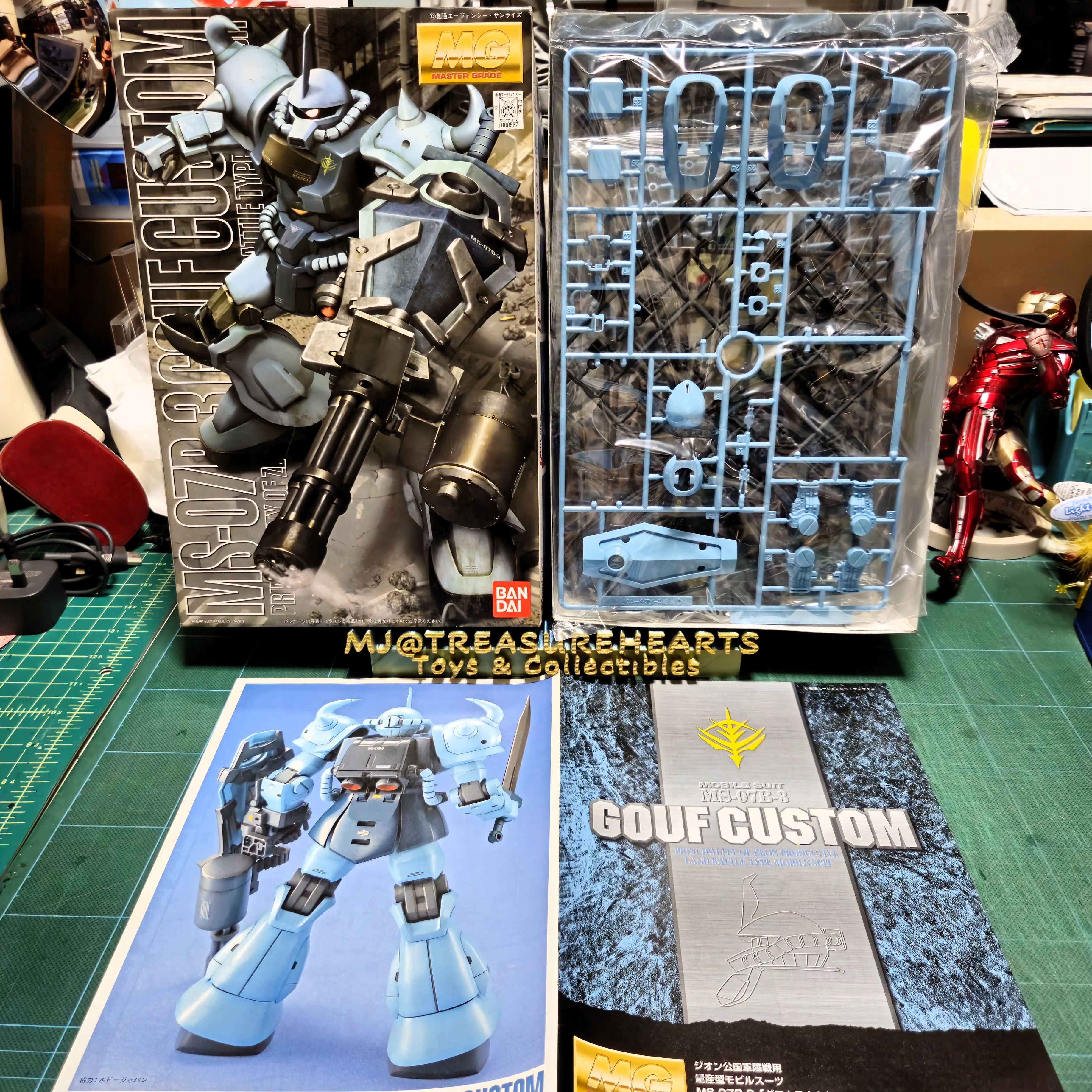 MS-07B-3 GOUF CUSTOM 1/100 未組立 Amazon.com: BANDAI SPIRITS Gundam - MG 1/100 MS-07B3 Gouf