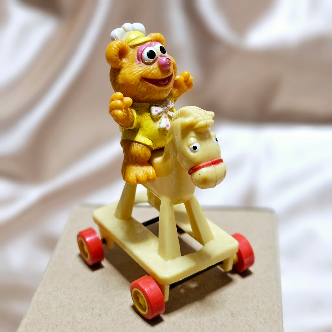 McDonald 1986 Muppet Babies -Fozzie Bear & Horse