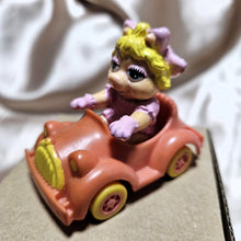 Load image into Gallery viewer, McDonald 1986 Muppet Babies -Miss Piggy &amp; Car
