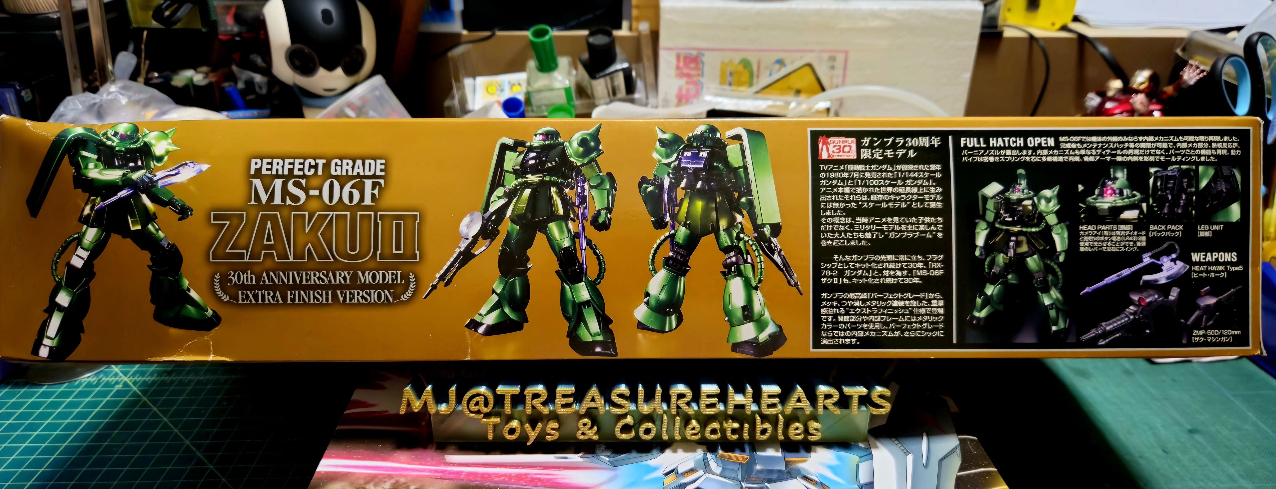 PG 1/60 MS-06F Zaku II 30th Anniv.(Extra Finish) – MJ