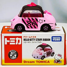 Load image into Gallery viewer, Dream Tomica - Hello Kitty Stripe Ribbon 2014 - MJ@TreasureHearts Toys &amp; Collectibles
