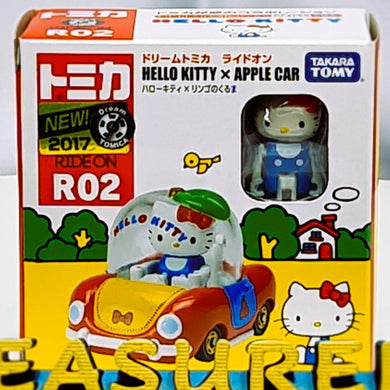 Dream Tomica Ride On R02 Hello Kitty & Apple Car - MJ@TreasureHearts Toys & Collectibles