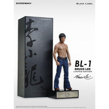Load image into Gallery viewer, Enterbay Bruce Lee Black Label Statue Box &amp; Figure
