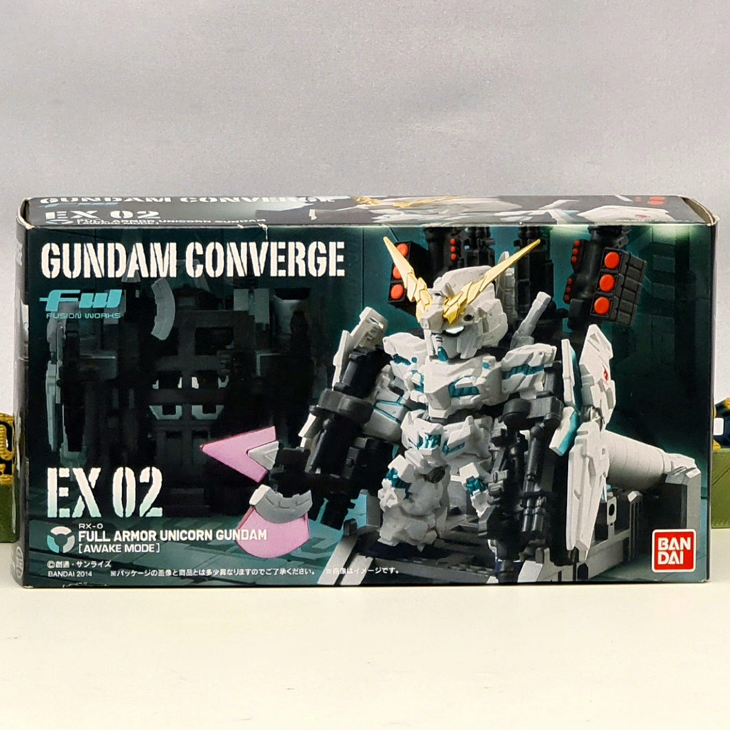 FW Gundam Converge EX02 RX-0 Full Armor Unicorn Box Front