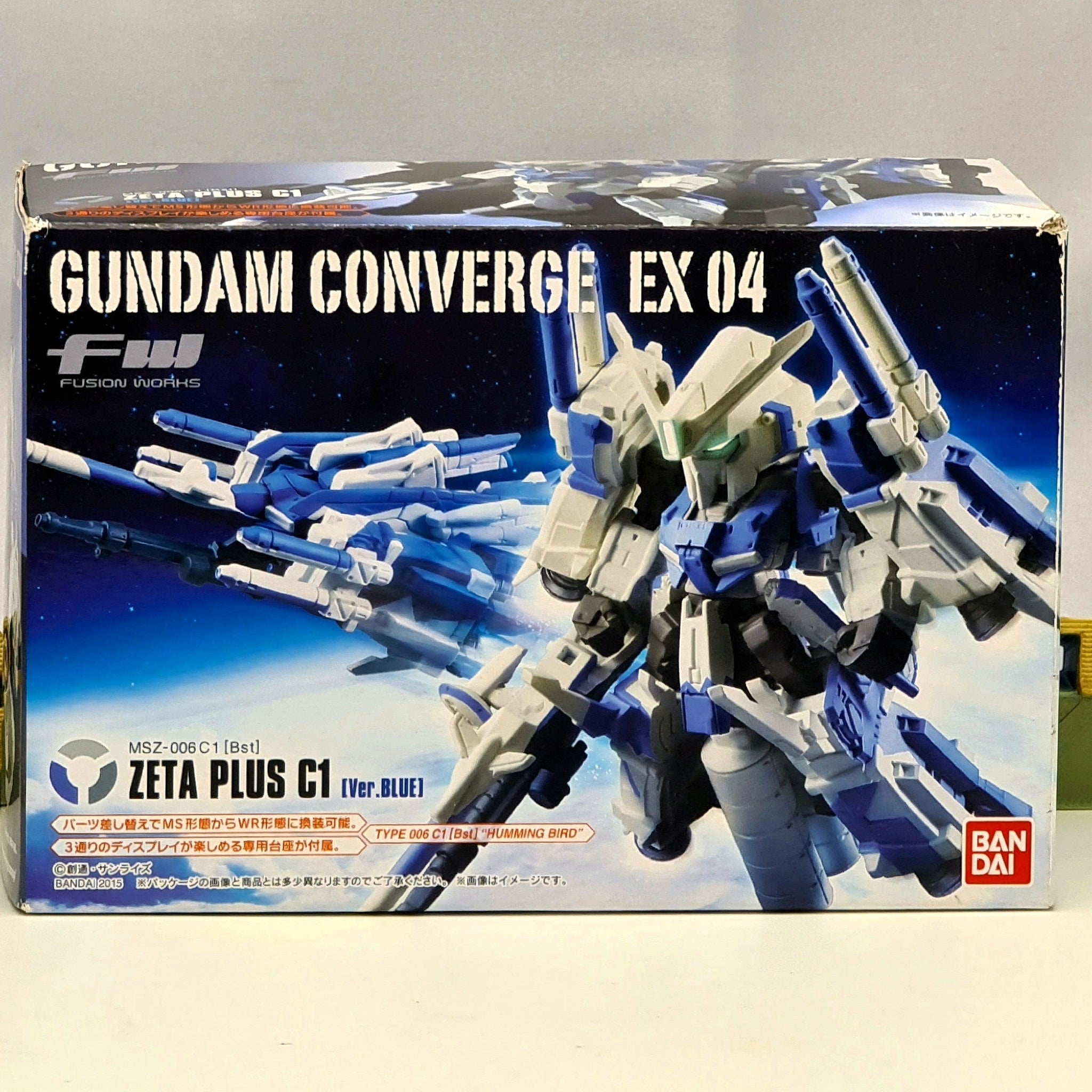 特撮 BANDAI - FW GUNDAM CONVERGE EX04 MSZ-006 C1 Bst FW GUNDAM CONVERGE EX04 MSZ-006 C1 [Bst] Zeta Plus (ver.BLUE