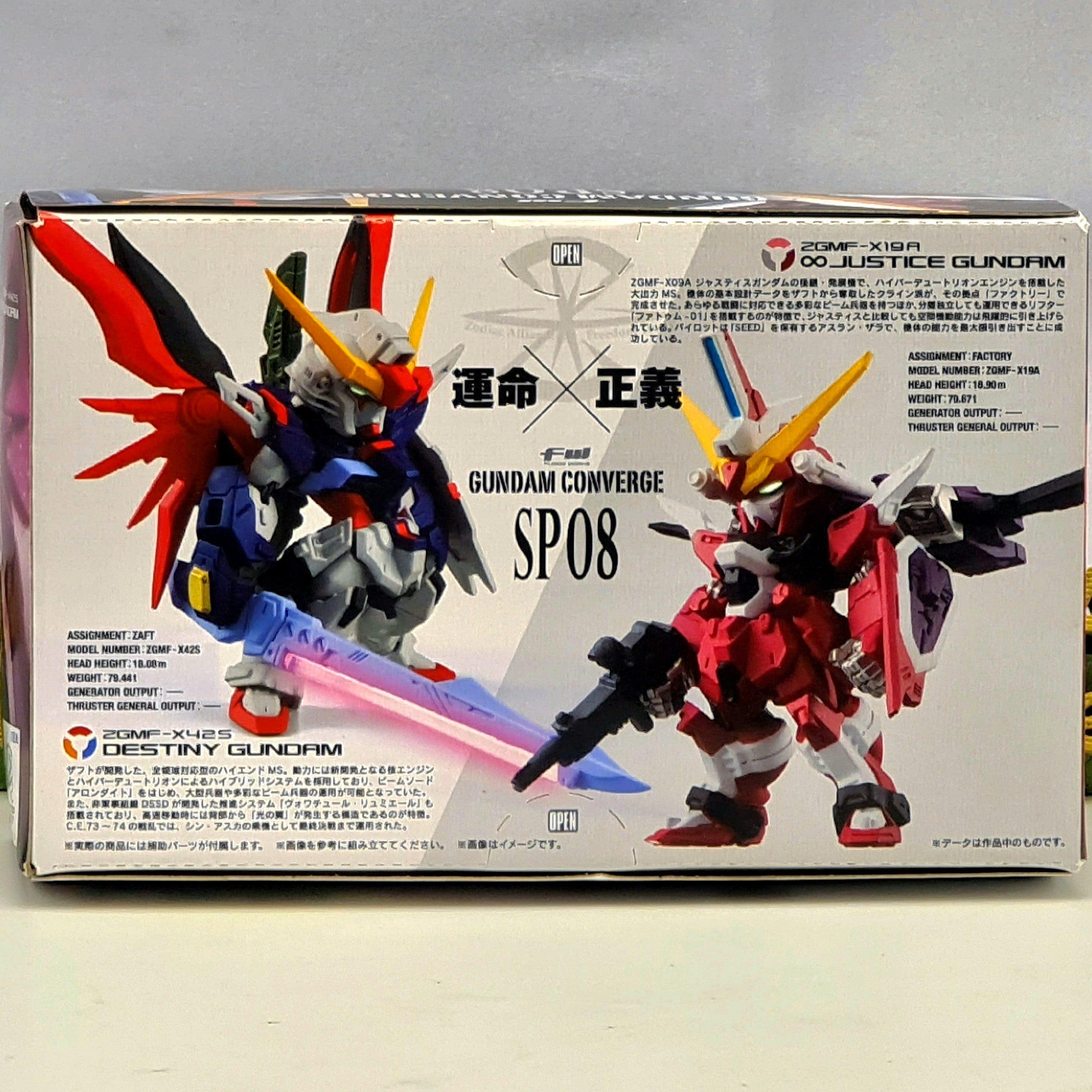 FW Gundam Converge SP08 Destiny & Infinite Justice – MJ