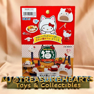 Hello Kitty - Cat Cafe 8Pack BOX - MJ@TreasureHearts Toys & Collectibles