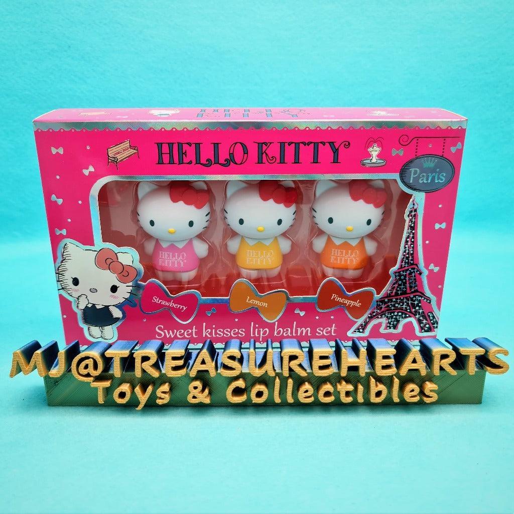 Hello Kitty Sweet Kisses Lip Balm Set (3 colors) - MJ@TreasureHearts Toys & Collectibles
