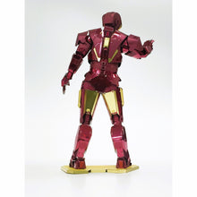 Load image into Gallery viewer, Metallic Nano Puzzle Multicolor Iron Man Mark IV Back
