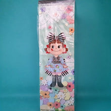 Load image into Gallery viewer, Peko Doll Wearing a Stripe Ribbon in Her Hair - MJ@TreasureHearts Toys &amp; Collectibles
