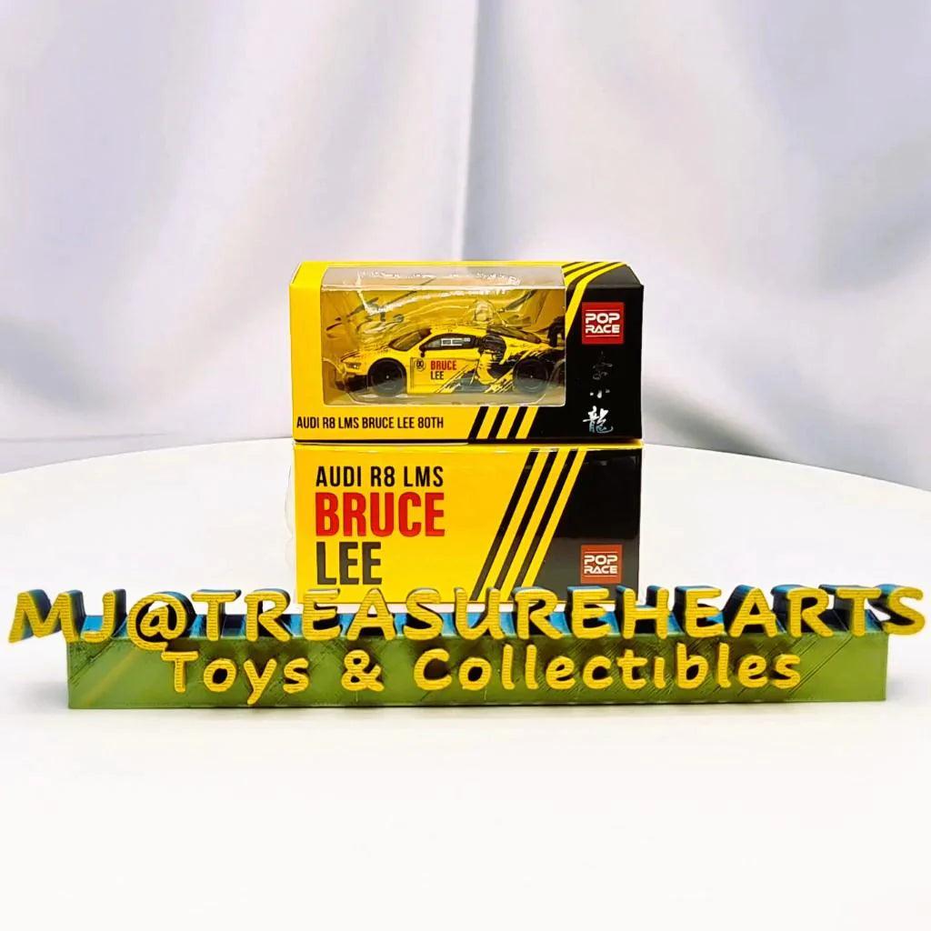 POPRACE 1/64 Audi R8LMS Bruce Lee - MJ@TreasureHearts Toys & Collectibles