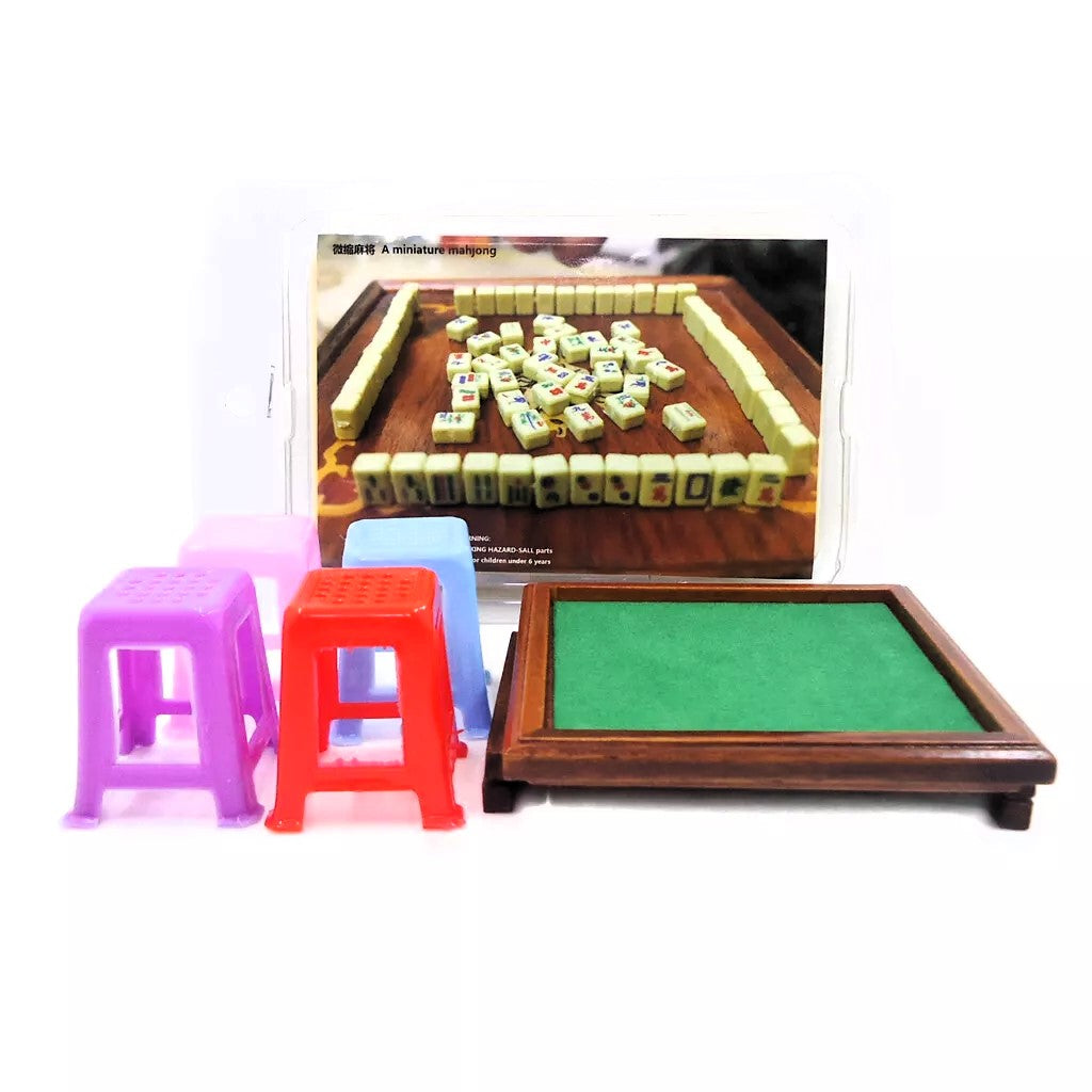 1/6 4 Seats & Table with Mahjong Tiles