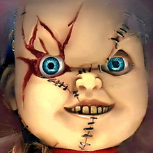 Load image into Gallery viewer, Mega Scale Talking Chucky Face Closeup
