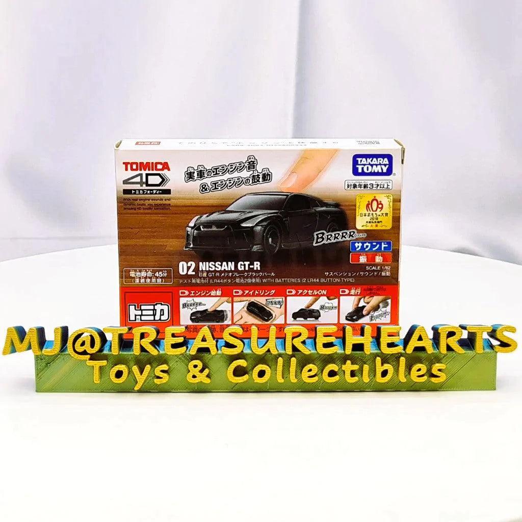Tomica 4D 02Nissan GT-R Meteor Flakes Black - MJ@TreasureHearts Toys & Collectibles