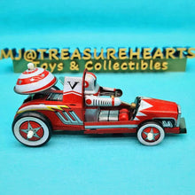 Load image into Gallery viewer, Vintage Red RACER Wind-Up Tin Toy MS 269 - MJ@TreasureHearts Toys &amp; Collectibles

