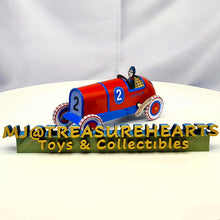 Load image into Gallery viewer, Vintage Schylling Racer Wind-Up Tin Toy Left2
